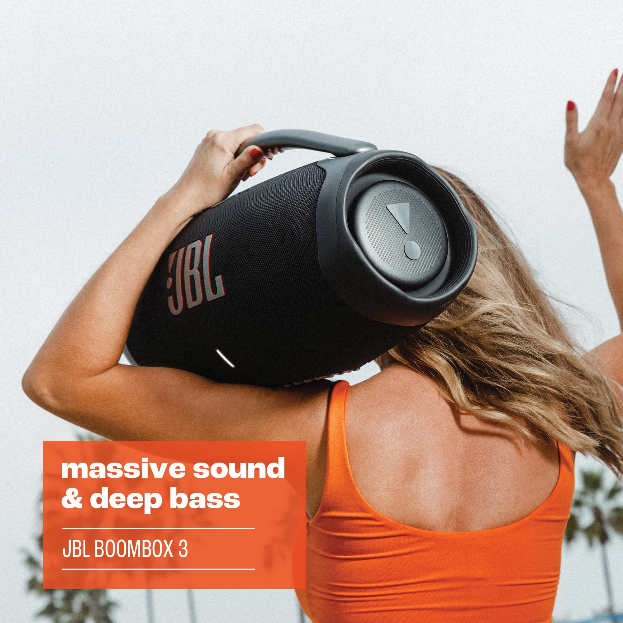 JBL Boombox 3 - Wireless Bluetooth Portable Speaker, Black JBL Boombox 3 - Wireless Bluetooth Portable Speaker, Black