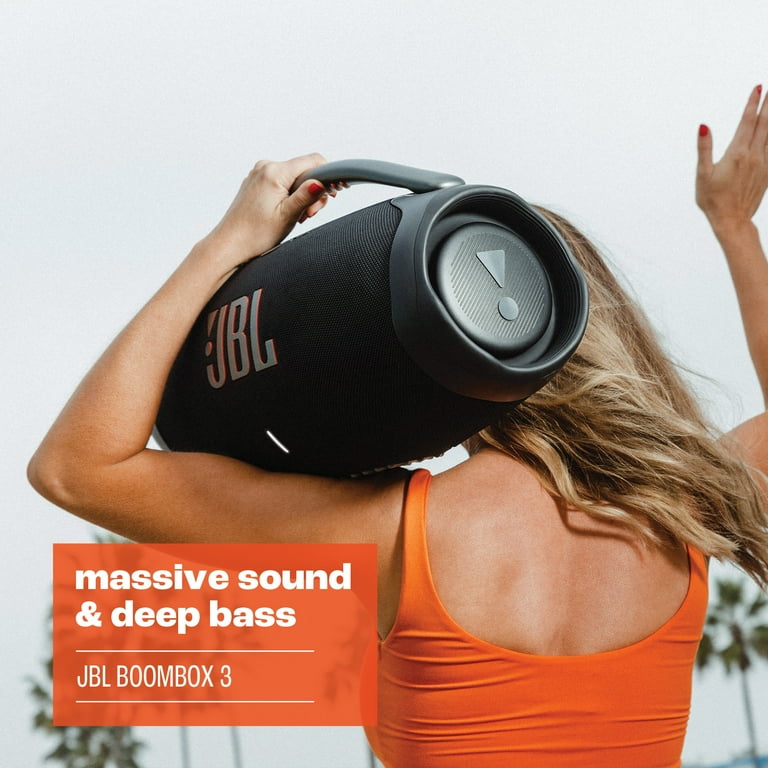 JBL Boombox 3 - Wireless Bluetooth Portable Speaker, Black