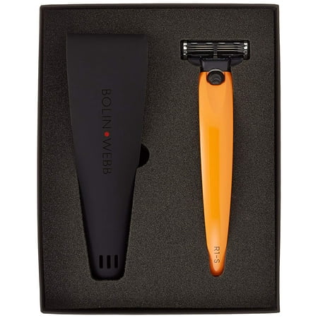 BOLIN WEBB R1-S Signal Razor Case Gift Set, Orange