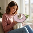 thumbnail image 4 of Pet Recovery Collar Soft Adjustable Anti Lick Collar Comfortable Protective Cone Alternative, Lightweight Flexible Non Restrictive Recovery Wear, For Post Surgery Healing for Dogs Cats, 4 of 7