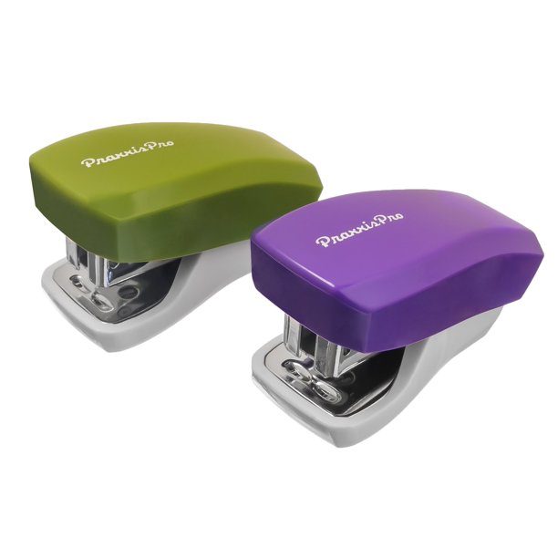 PraxxisPro Mini Staplers, BuiltIn Staple Remover, Staples 2 to 18