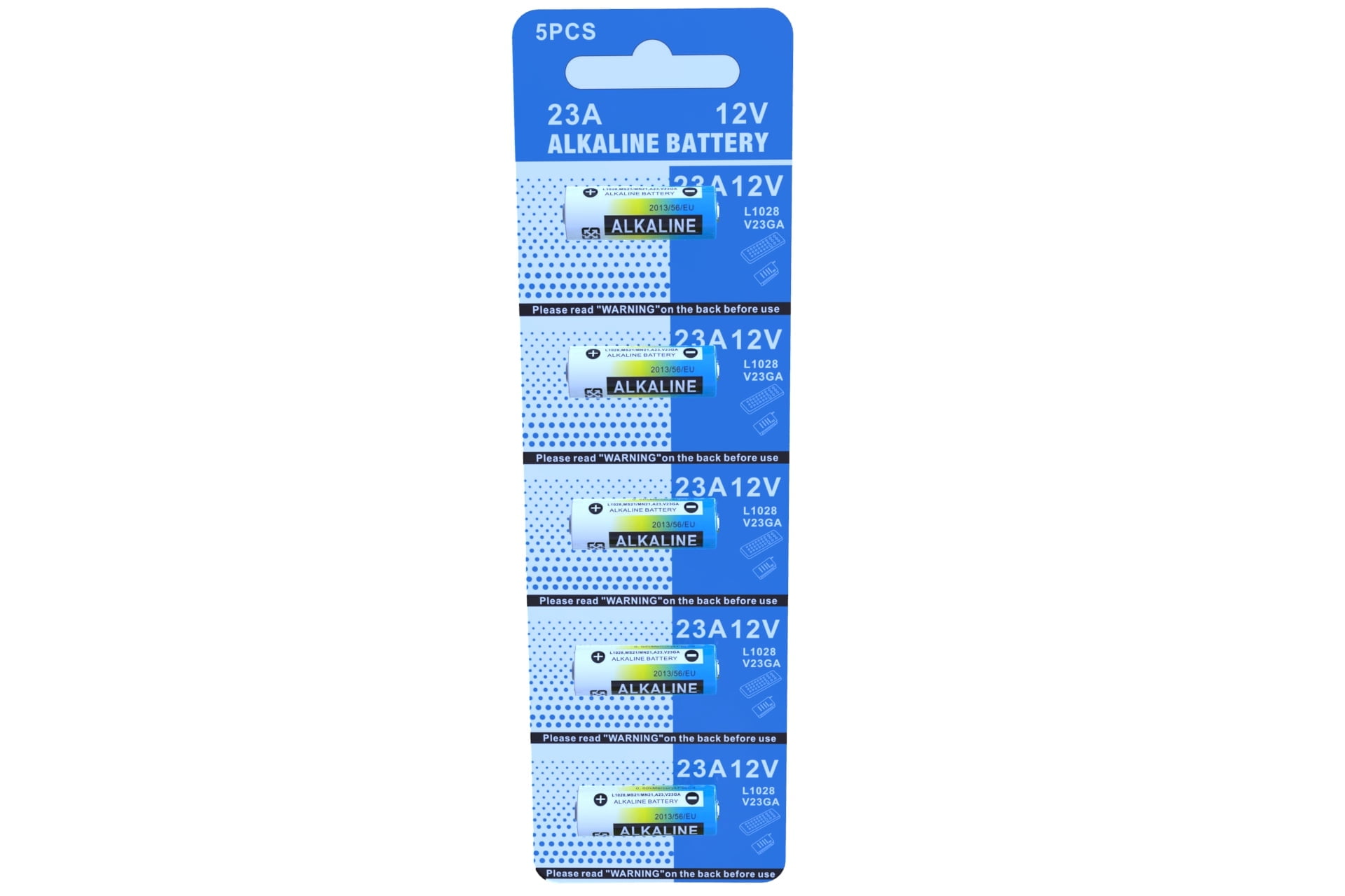 EX-ENEGY 23A A23 21/23 MN21 12V Alkaline Batteries 5 pack for Garage Doors Opener Keyless Entry Doorbells and Alarm Remote