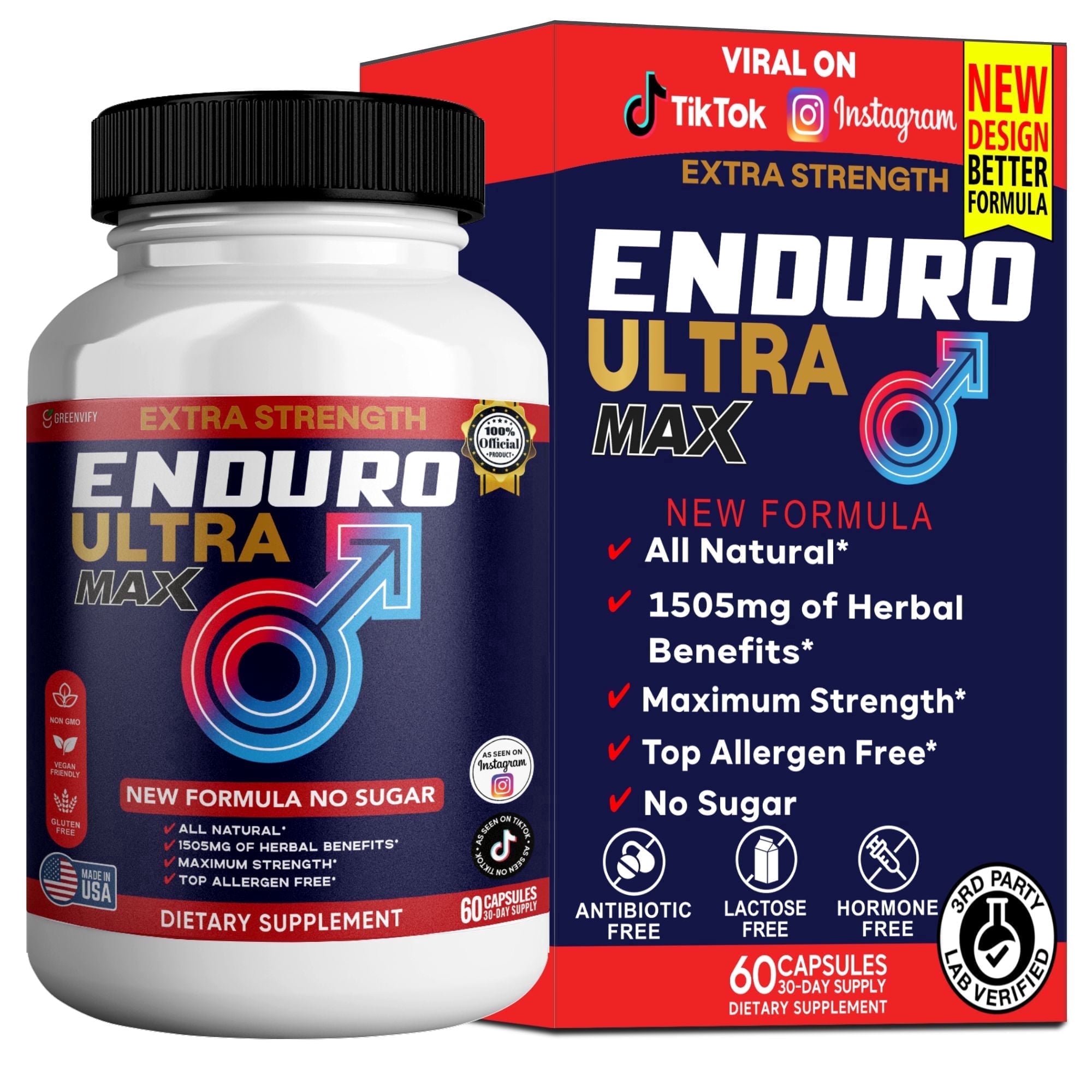 GreenVify Enduro Ultra Max – Energy & Endurance Wellness Support Formula