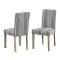 thumbnail image 5 of Monsoon Pacific Mai Boucle Dining Chairs (Set of 2) Beige Strip., 5 of 5