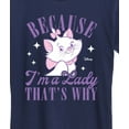 thumbnail image 3 of Disney - The Aristocats - Because Im A Lady - Women's Short Sleeve Graphic T-Shirt, 3 of 5