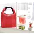 thumbnail image 1 of Fiudx Ofertas flash Artículos en oferta Tote Bolsa con aislamiento portátil Bolsa de almacenamiento de alimentos más fresca Rojo, 1 of 7
