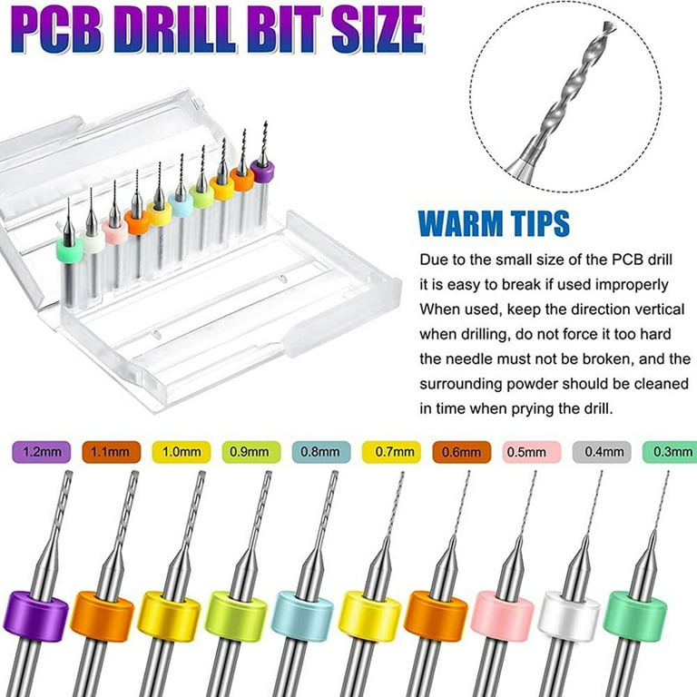 Crafting Needle Nose Pliers With 10pcs Resin Drill Bits For Diy