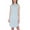 Blue, variant on Collection by Bobeau Women's Hooded Printed Sleeveless Dress, Gray Mini Leopard, Small