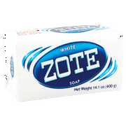 ( 8 Pack ) Delicate Clothes Zote White Laundry Soap Bar, Net WT 112 oz