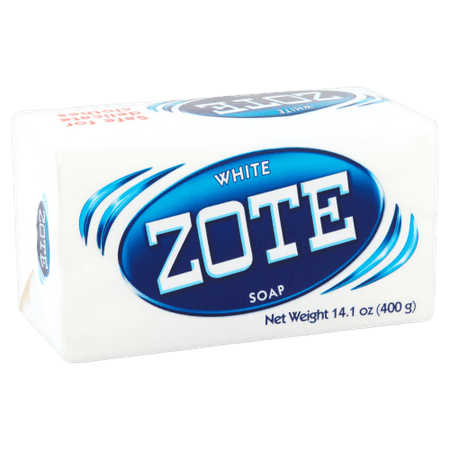 ( 8 Pack ) Delicate Clothes Zote White Laundry Soap Bar, Net WT 112 oz