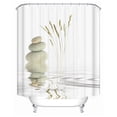 thumbnail image 2 of Matsuzay Poliéster Reed Lake Reflection Cortina de ducha - Impermeable y de múltiple para baño Servicio posventa Ecológico Piedra Agua Type2 NO2, 2 of 6