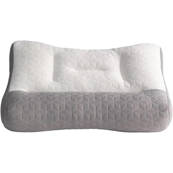 Cervical Neck Pillow for Sleeping - Ergonomic Side Sleeper Pillows for Pain Relief, Contour Cervical Pillow for Neck Support, Orthopedic Memory Foam Pillows for Side Back Stomach Sleepers