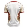thumbnail image 4 of Mexico Soccer Jersey Shirts for Men 2026 Country Team Short Sleeve Crew Neck 2D Graphic Football Shirt Retro Streetwear Top, White L, 4 of 4