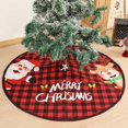 thumbnail image 3 of RV Decoración de vestido de árbol de Navidad a cuadros, vestido de árbol de Navidad de alce viejo, delantal de media de vestido de árbol de Navidad, 3 of 5