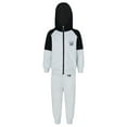 thumbnail image 3 of Hansber Kids Tracsuit 2 Piece Sweatsuit Sport Outfit Fall Boys Hoodie Sweatshirt Zip Up Hooded and Gray 130, 3 of 7