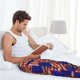 thumbnail image 5 of Fotbe Vintage USA Flag Pantalones de Pijama para Hombre, Pantalones de Dormir, Pantalones de Casa con Cintura Ajustable y Bolsillos-Large, 5 of 6