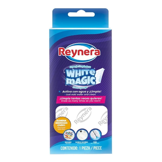 Esponja limpiadora Reynera elimina manchas white 1 pza