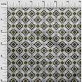 thumbnail image 3 of oneOone Georgette Viscose Dark Olive Green Fabric Abstract Geometric Craft Projects Decor Fabric Printed By The Yard 42 Inch Wide, 3 of 4