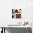 thumbnail image 2 of ARTCANVAS Mid-Century Modern Big Red Dot Canvas Art Print - Size: 12" x 12" (1.50" Deep), 2 of 9