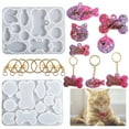 thumbnail image 3 of Fish Dog Bone Anti-lost Nameplate Pendant Silicone Mold with Keyring DIY Craft, 3 of 9