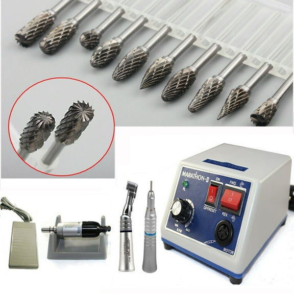 65W Marathon Dental Lab Micromotor Drill Polisher Machine N3 35K RPM