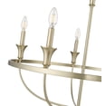 thumbnail image 4 of 28005-MG Millennium Lighting Emery - 5 Light Chandelier-28 Inch Tall and 29.1 Inch Wide-Modern Gold Finish, 4 of 5