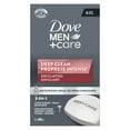 thumbnail image 1 of Dove Men+Care Deep Clean Hand & Body & Face & Exfoliation Bar Soap with purifying grains for healthy-looking and strong skin with ¼ moisturizing cream (6 Bars), 1 of 7