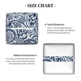 thumbnail image 5 of Yiaed Paisley4 Print Tissue Box Cover, PU Leather Decorative Organizer for Tabletop, Bathroom, Car, Office Creative Decorative, 5 of 7