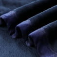 thumbnail image 6 of PiccoCasa Flannel Fleece Blanket Soft Warm Wide Hemmed Twin XL Navy Blue, 6 of 8