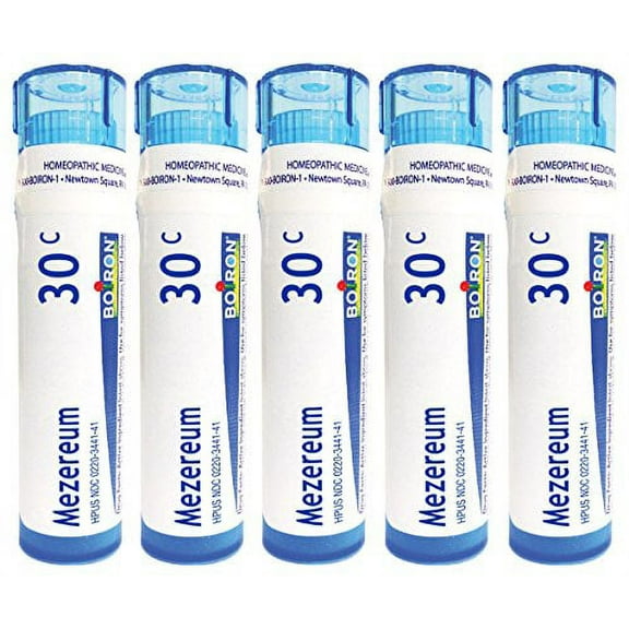 Boiron Mezereum 30C (Pack of 5), Homeopathic Medicine for Nasal Congestion