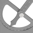 Printable Circular Ruler Versatile Woodworking Semi Circular Pointer Angle Square Metric ...