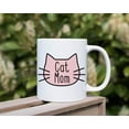thumbnail image 3 of Cat Mom Coffee Mug, Cat Lover Mug, Cute Cat Hot Chocolate Mug Set, Cat Mug Gift Set, 3 of 6