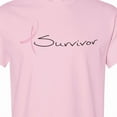thumbnail image 4 of Inktastic Breast Cancer Survivor Pink Ribbon T-Shirt, 4 of 5