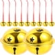 thumbnail image 1 of GOOHOCHY 21 cascabeles navideños de estrella de cinco puntas, mini cascabeles brillantes y creativos, hechos a mano (20 cascabeles dorados de 4 cm + cinta de 10 m)., 1 of 8