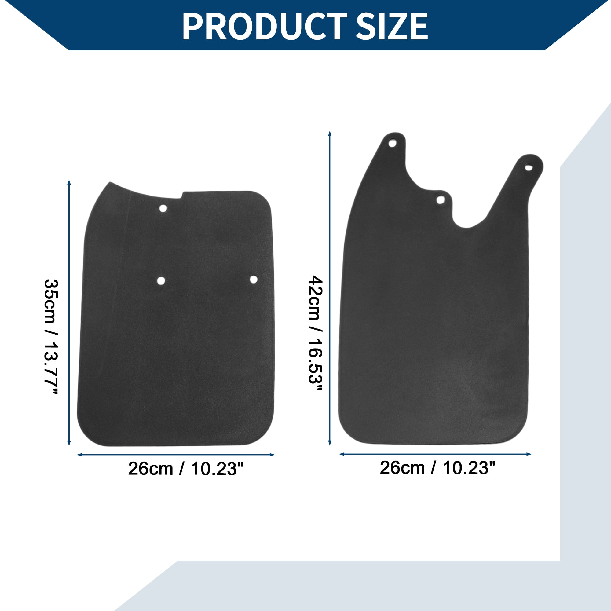 Unique Bargains Mud Flaps Splash Guards W/Mount  Accessories for Toyota Tacoma 1999-2004 Front and Rear Mud Guards 1 Set