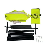 Athletic Works 7ft x 7ft Hit Pitch Training Net for Baseball Softball Protective Screens, New, 11.02lb