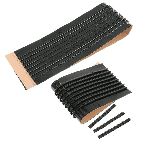 Qijita 100pcs Non slip Hanger Grips for Wood Hangers Hanger Grip Adhesive Clothe Hanger