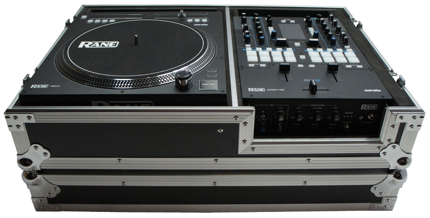 Harmony HCRAEN1272W DJ Battle Coffin for (1) Rane 12 Turntable & Rane 72 Mixer