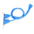 thumbnail image 4 of Expansion US Bracket,USB Rear Panel Bracket USB Baffle Line Dual USB Baffle Cable Exceptional Craftsmanship, 4 of 14