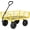 Red hub + black frame + red handlebars, variant on 900 Lbs Heavy Duty Steel Garden Cart, Outdoor Utility Yard Wagon with Removable Mesh Sides and 180° Rotating Handle, Convertible Flatbed Cart for Gardening, Lawn, and Farm Hauling, Black