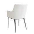 thumbnail image 4 of Sunpan Fauteuil Moderne de Course Poursuite, 22,5 Po x 21 Po, Blanc, 4 of 4