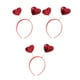 thumbnail image 1 of KAKOWELY 3 diademas decorativas con forma de corazón para el pelo, accesorio para disfraz, para fiestas, 1 of 5
