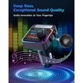 thumbnail image 4 of Adaptador Bluetooth 5.3 para Coche con Transmisor FM, Cargador Rápido 54W (PD 36W + QC 18W), Reproductor MP3 con Bajos Profundos, Luz LED de 5 Colores y Soporte para USB, 4 of 8