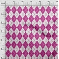 thumbnail image 3 of oneOone Cotton Poplin Purple Fabric Check Argyle Fabric For Sewing Printed Craft Fabric By The Yard 42 Inch Wide, 3 of 5