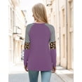 thumbnail image 4 of Women's Maternity Nursing Shirt Top Long Sleeve Patchwork Breastfeeding Clothes, 4 of 5