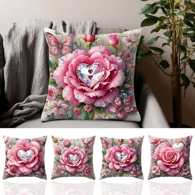 Funda decorativa para cojines | Sofá, Detalle de cama, 45x45cm | Tela blanda y lavable resistente al desvanecimiento | Salón, dormitorio, patio versátiles | Protección elegante de la decoración del