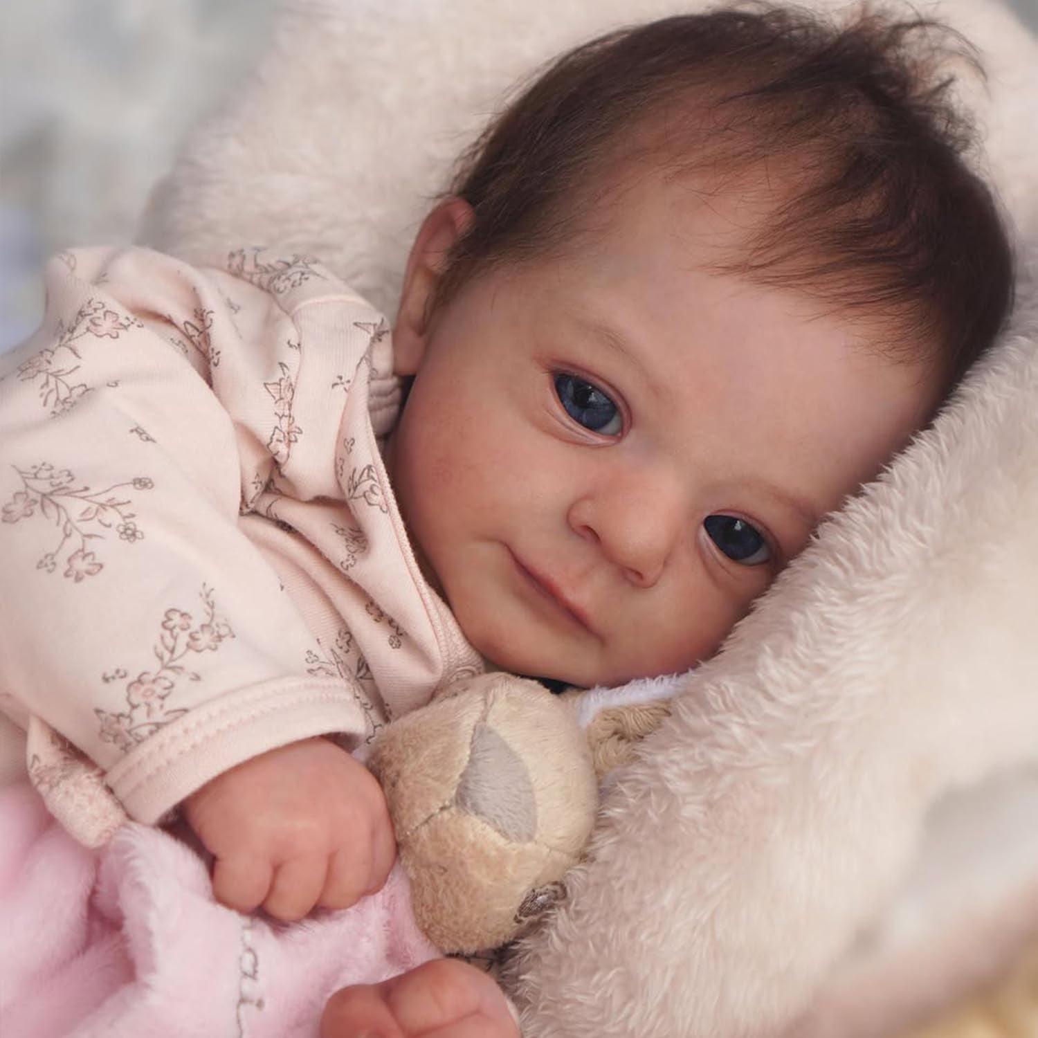 Adorable 17 inch reborn baby doll,  gift for Kids Age 3+