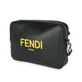 thumbnail image 4 of Pre-Owned Fendi Black Calfskin & Sunflower Logo Mini Camera Bag, 4 of 8