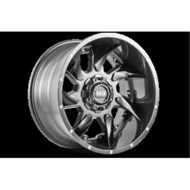 1189655G1 18 x 9 GD01 - 12 mm Décalage 6 x 139.7 Perte Graphite avec Roue Ajustée