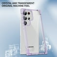 thumbnail image 4 of for Samsung Galaxy S24 Ultra Transparent Back Case, Stylish Frosted Lightweight Drop Protective Ultra Slim Shockproof Anti-scratch Anti-fingerprint Back Case Cover for Samsung Galaxy S24 Ultra, Purple, 4 of 8